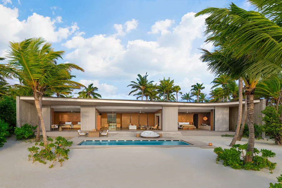 双卧日落沙滩泳池别墅-3