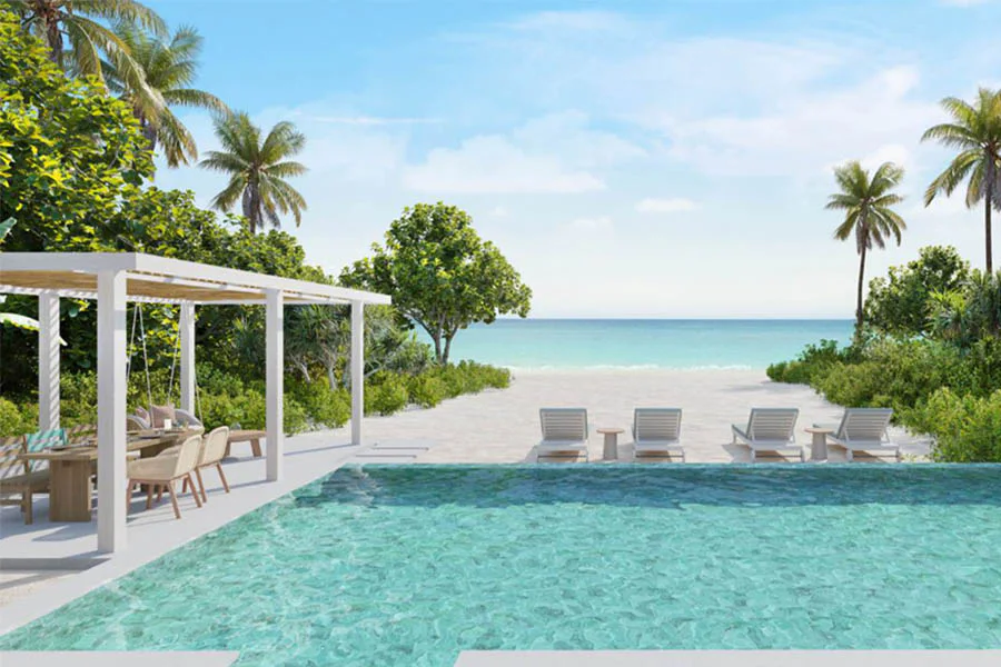 Three Bedroom Beach Villa Suite With Pool-2