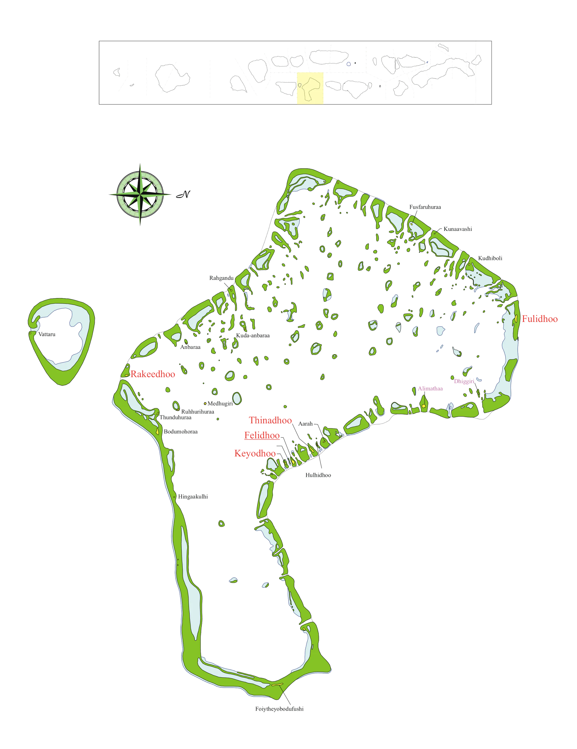 Rakeedhoo local island